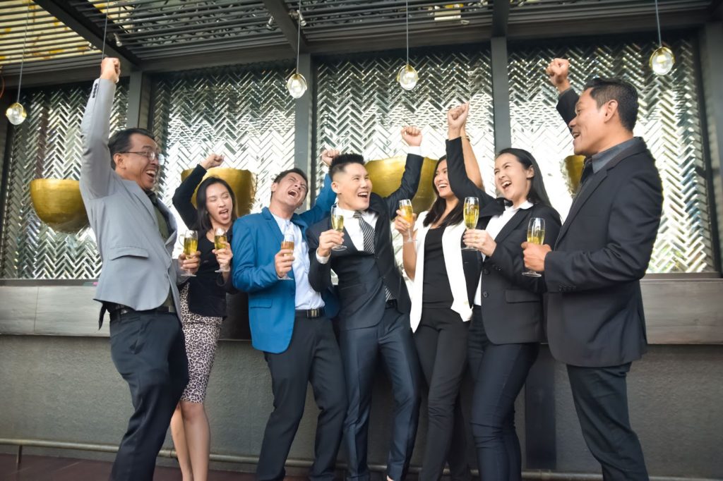 team celebration
