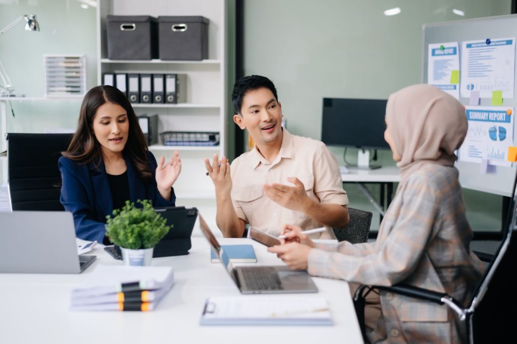 open communication with team members